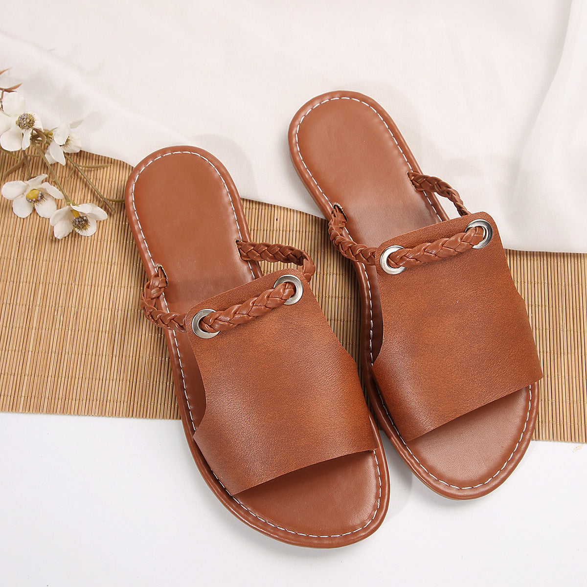 Mules casual tissées