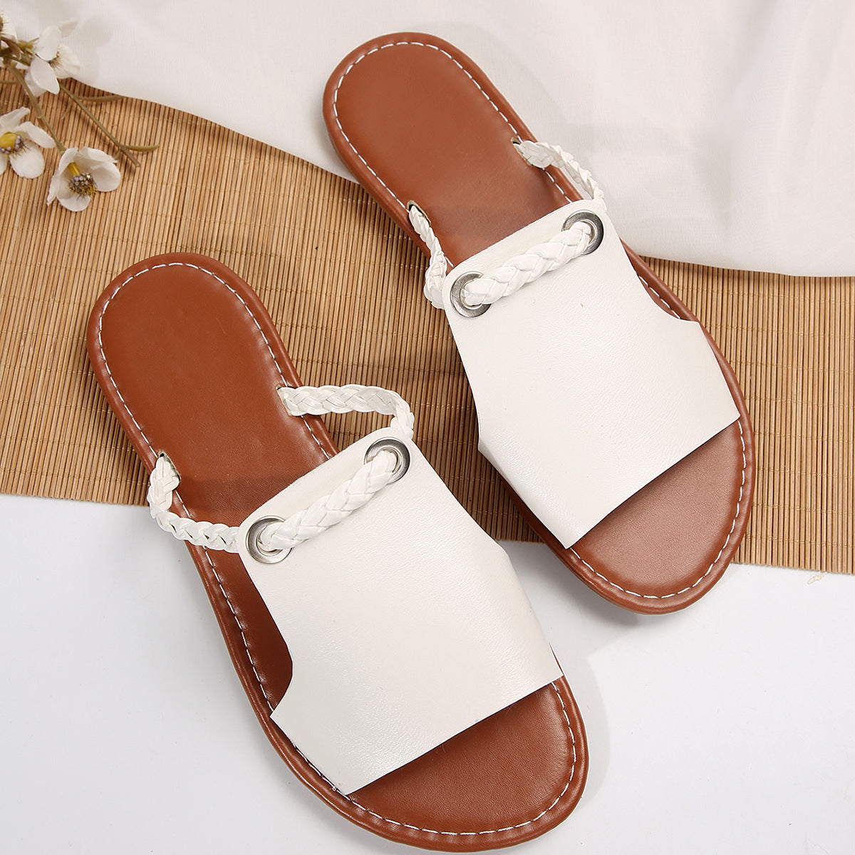 Mules casual tissées