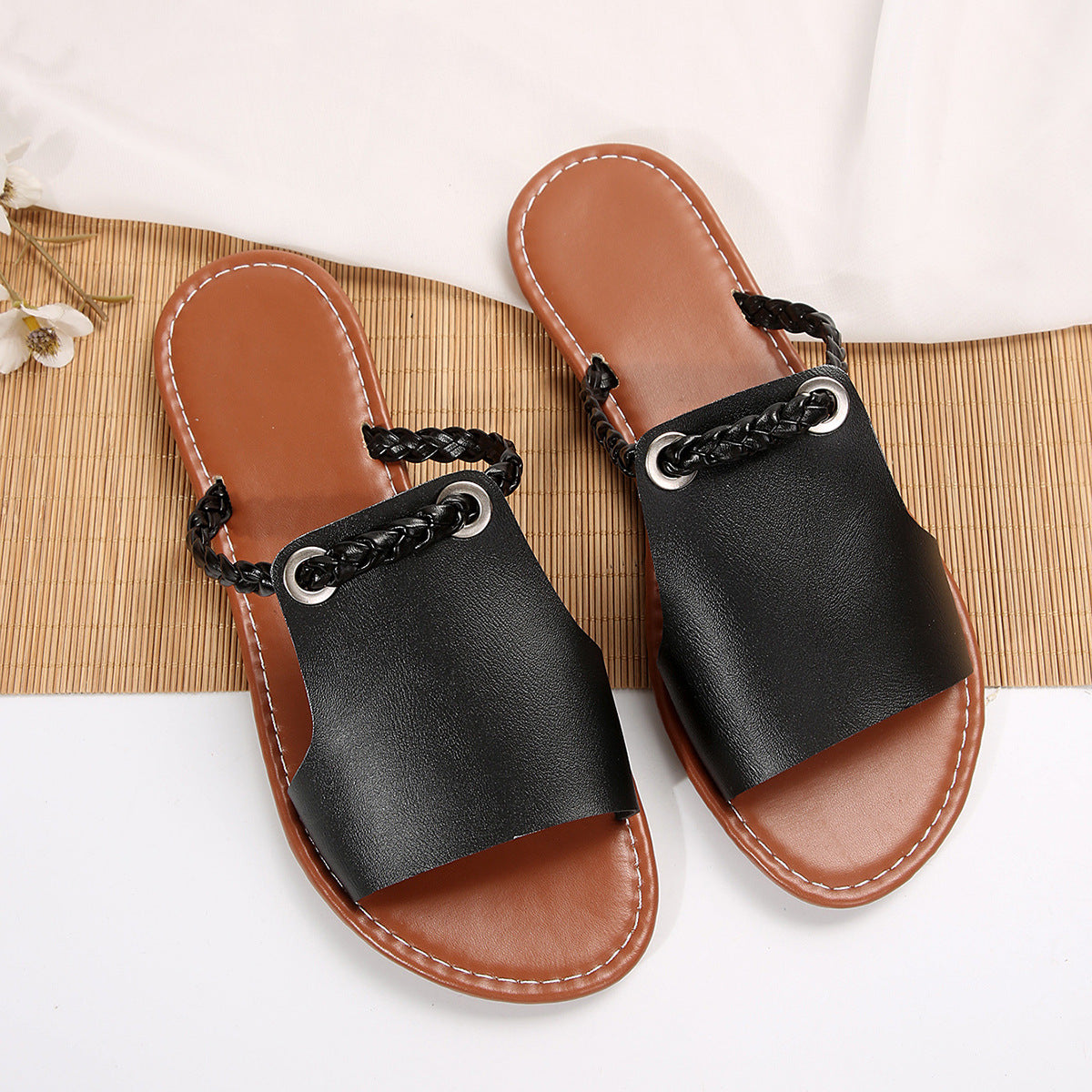 Mules casual tissées